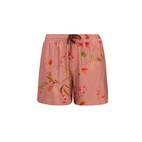 Bob Short Trousers Kawai Flower Dark Pink
