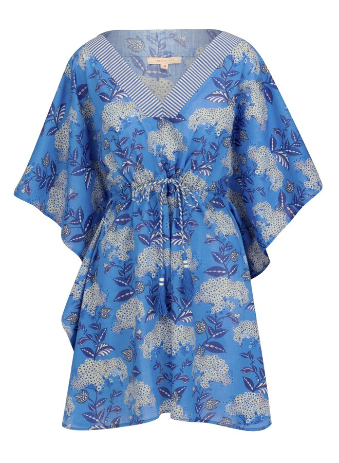 Danini Tunic Flora Firenze Cobalt Blue