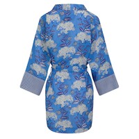 Nelly Kimono Flora Firenze Cobalt Blue