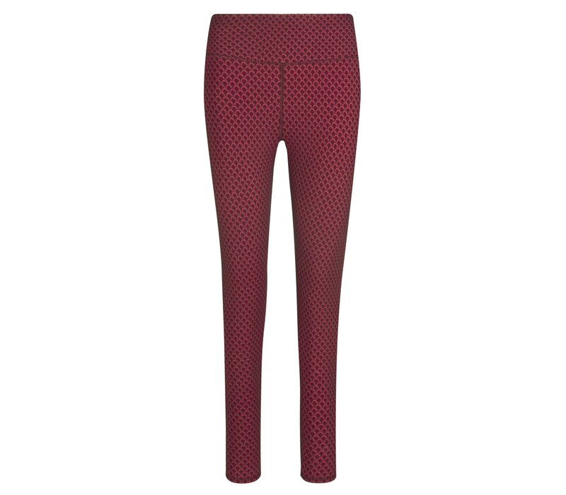 Bella Long Trousers Suki Dark Red