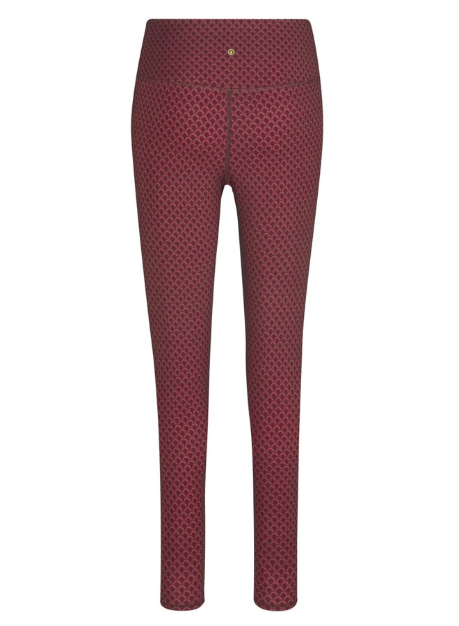 Bella Long Trousers Suki Dark Red