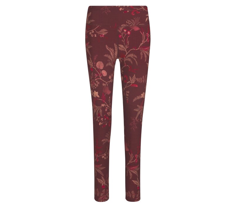 Bella Long Trousers Isola Dark Red