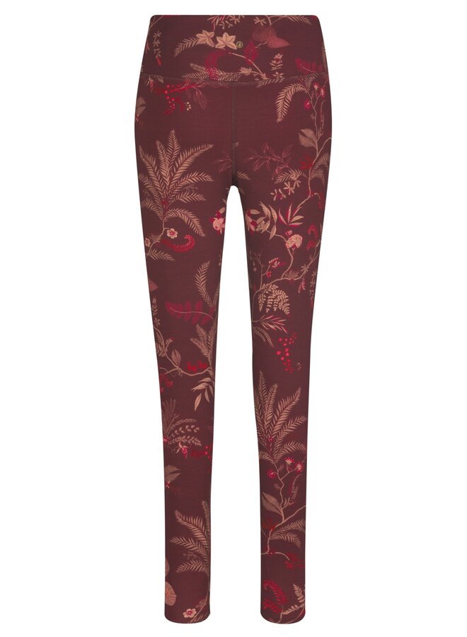 Bella Long Trousers Isola Dark Red