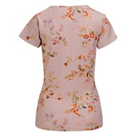 Tilly Short Sleeve Top Kawai Flower Light Pink