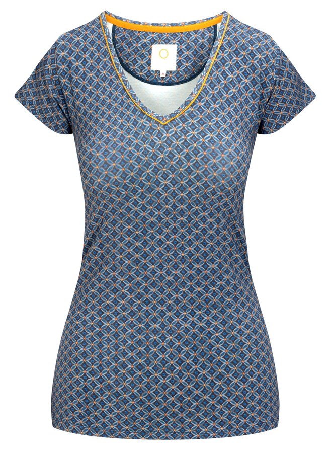 Toy Short Sleeve Top Tegola Blue