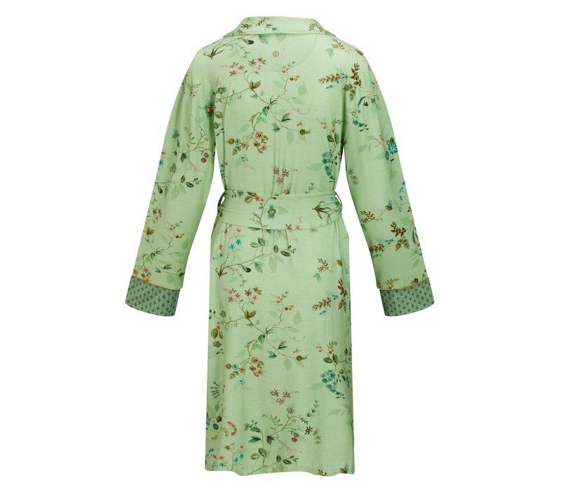 Nisha Kimono Kawai Flower Light Green