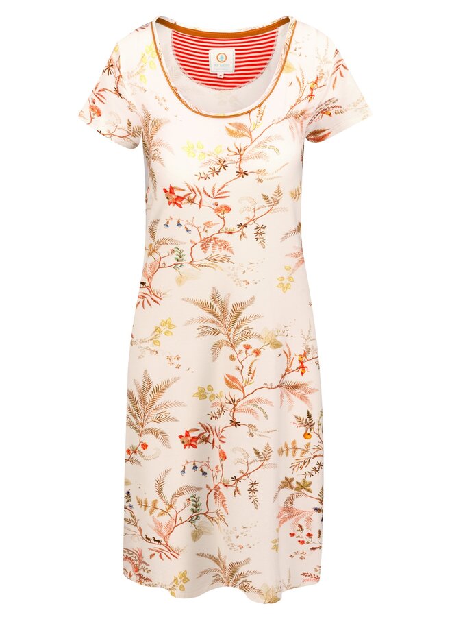 Daniela Short Sleeve Nightdress Isola White
