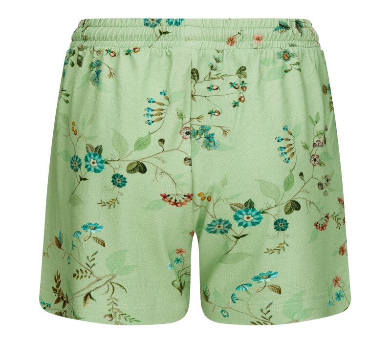 Bob Short Trousers Kawai Flower Light Green