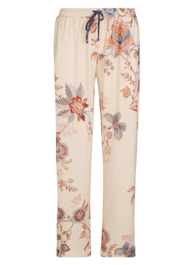 Belin Long Trousers Cece Fiore White