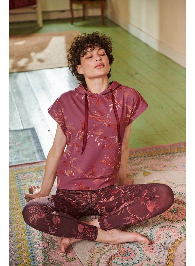 Bella Long Trousers Isola Dark Red