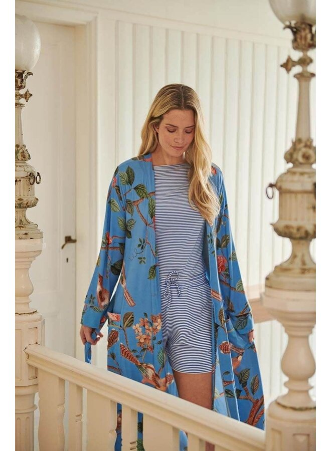 Niels Kimono Good Nightingale Bright Blue
