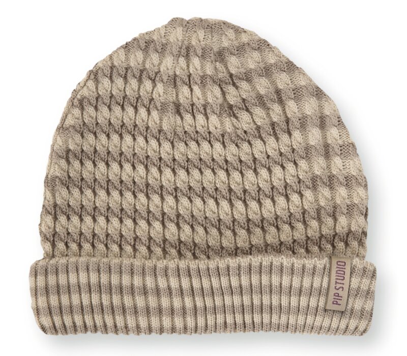 Amanda Beanie Stripe Sand