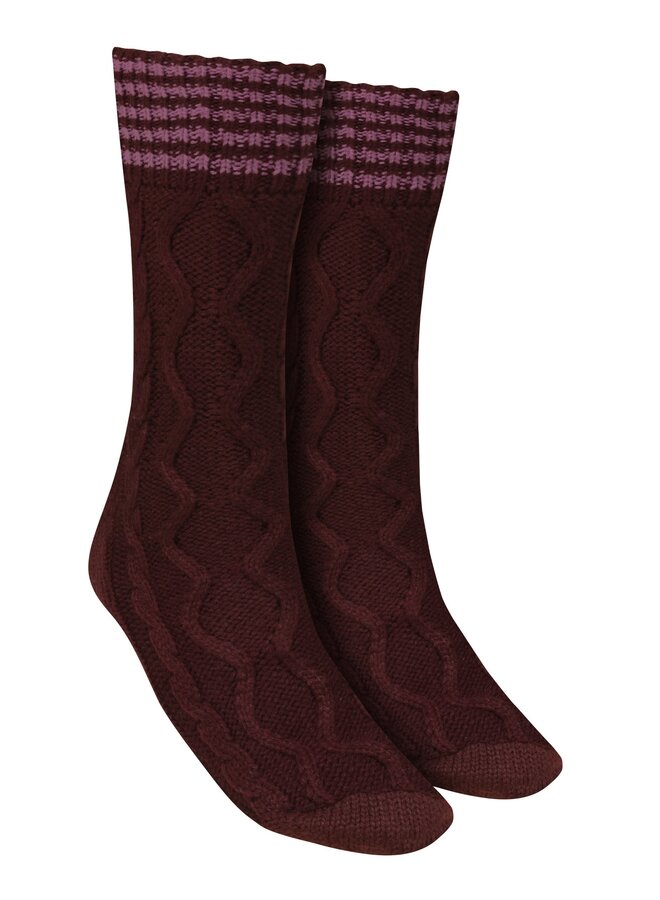 Annika Long Socks Purple