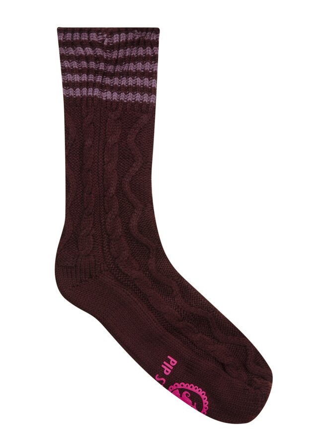 Annika Long Socks Purple