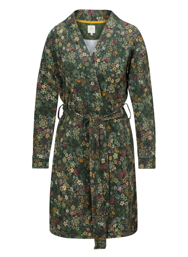 Ninny Kimono Tutti i Fiori Dark Green