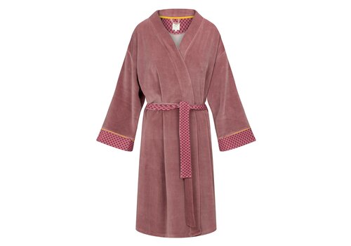 Pip Studio Naomi Kimono Nicky Velvet Solid Color Pink Lilac