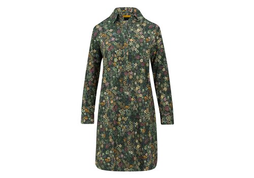 Pip Studio Daaltje Long Sleeve Nightdress Tutti i Fiori Dark Green