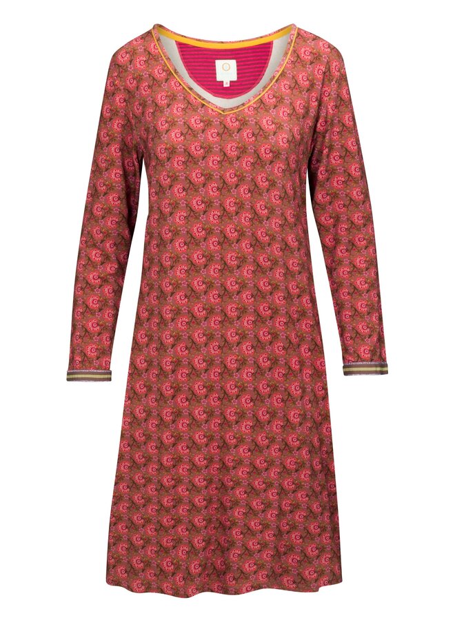Danai Long Sleeve Nightdress Ciao Bella Pink