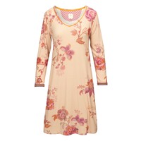 Danai Long Sleeve Nightdress Cece Fiore White Pink