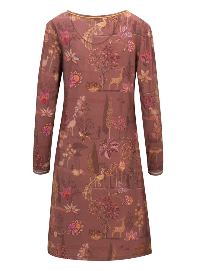 Dana Long Sleeve Nightdress Alberi Pink