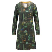 Dana Long Sleeve Nightdress Alberi Dark Green