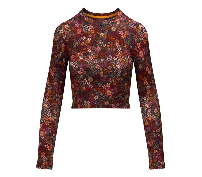 Thirza Long Sleeve Sport Top Tutti i Fiori Red