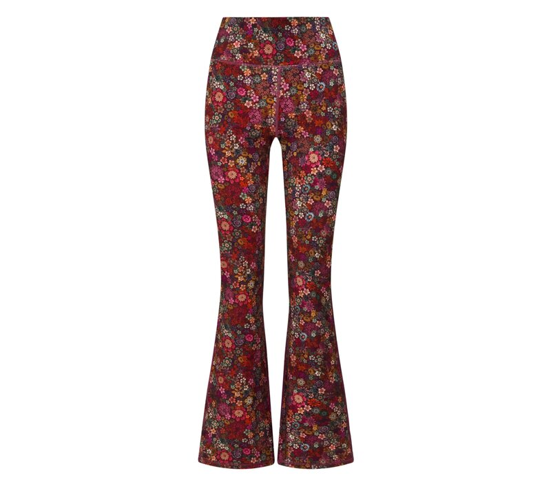 Bonny Long Sport Trousers Tutti i Fiori Red