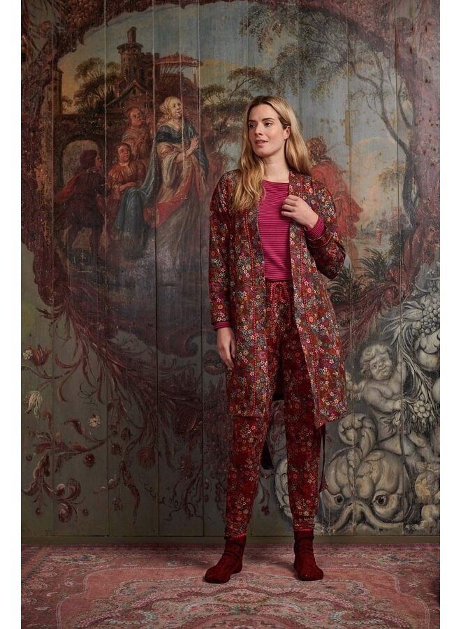 Ninny Kimono Tutti i Fiori Red