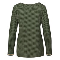 Trice Long Sleeve Top Suki Forest Green