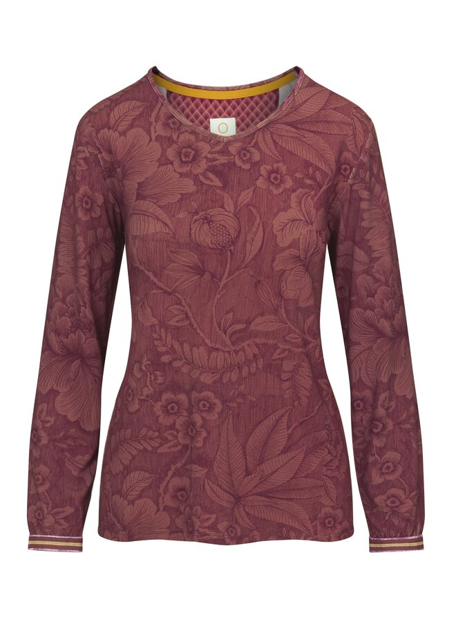 Trice Long Sleeve Top Casa dei Fiori Lilac