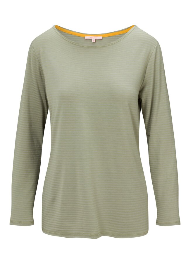 Tori Long Sleeve Top Little Sumo Stripe Green