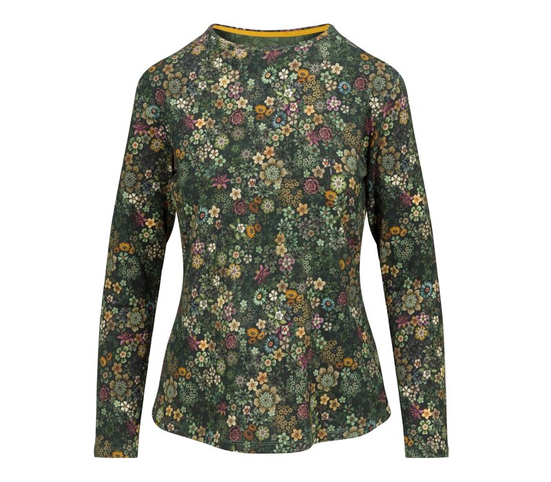 Tom Long Sleeve Top Tutti i Fiori Dark Green