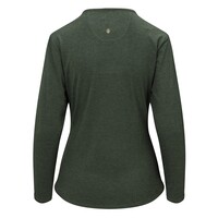 Tom Long Sleeve Top Melee Solid Color Dark Green