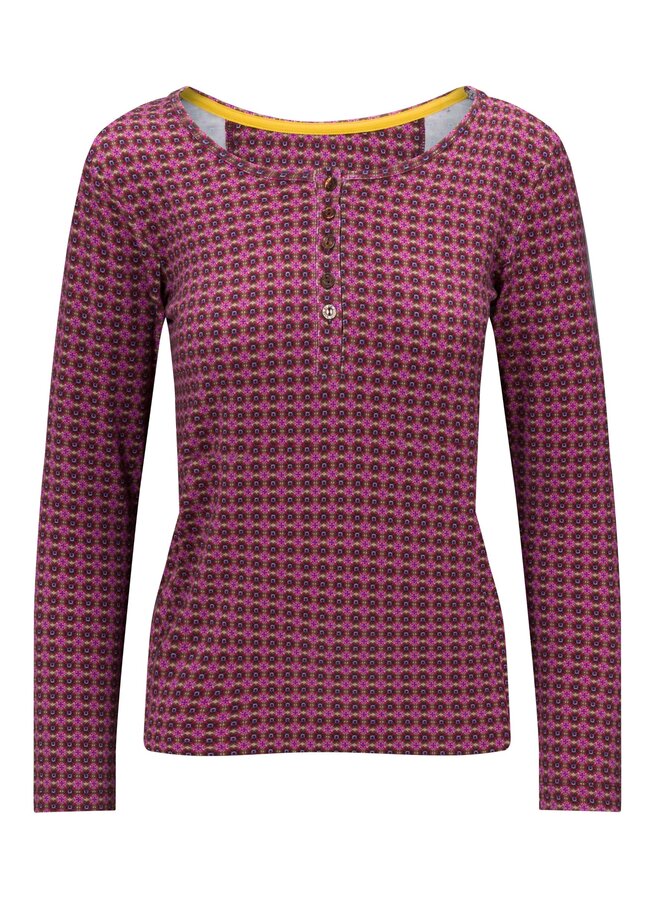 Titzia Long Sleeve Top Clover Pink