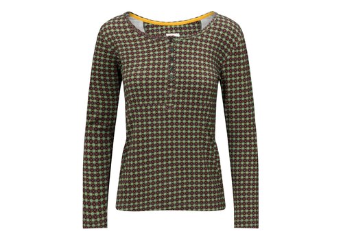 Pip Studio Titzia Long Sleeve Top Clover Green