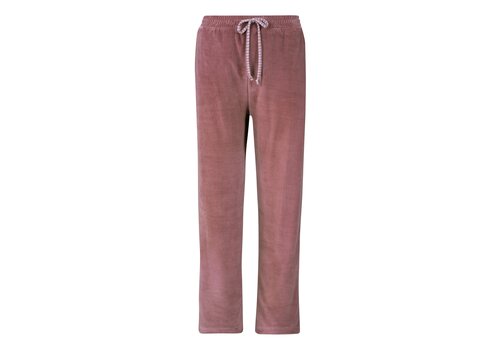 Pip Studio Beau Long Trousers Nicky Velvet Solid Color Pink Lilac