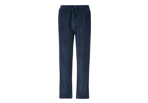 Pip Studio Beau Long Trousers Nicky Velvet Solid Color Dark Blue