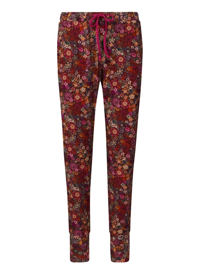 Bobien Long Trousers Tutti i Fiori Red