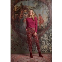 Bobien Long Trousers Tutti i Fiori Red