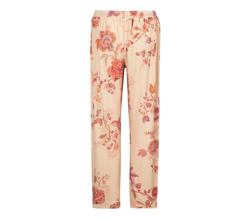 Belin Long Trousers Cece Fiore White Pink