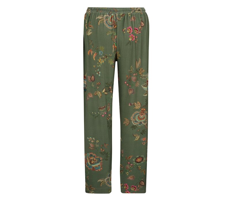 Belin Long Trousers Cece Fiore Green