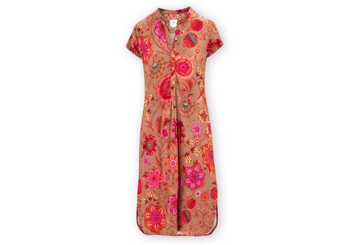 Pip Studio Dalia Short Sleeve Nightdress Viva las Flores Pink