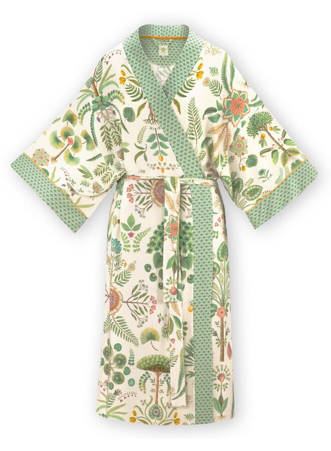 Noelle Kimono Bamboleo White