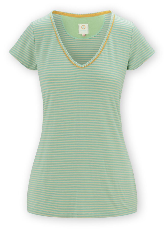 Toy Short Sleeve Top Little Sumo Stripe Green