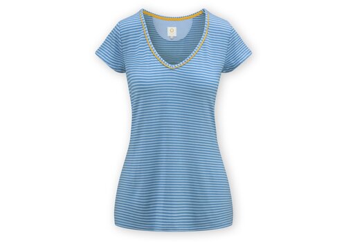 Pip Studio Toy Short Sleeve Top Little Sumo Stripe Blue