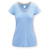 Pip Studio Toy Short Sleeve Top Solid Blue