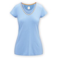 Toy Short Sleeve Top Solid Blue