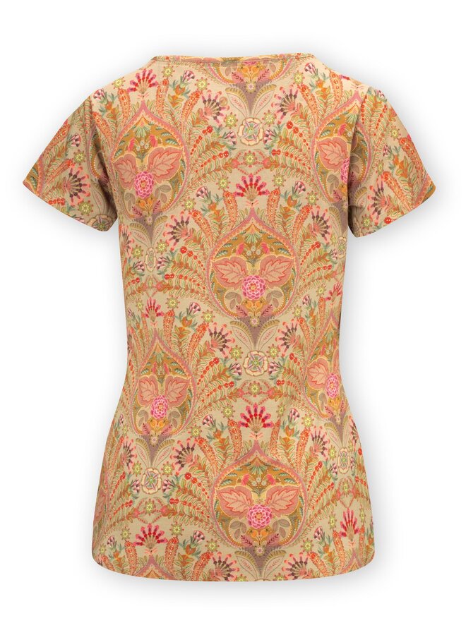 Tilly Short Sleeve Top Alba Khaki