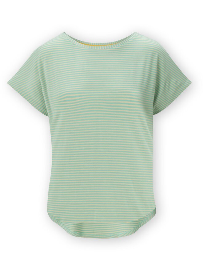 Tatum Short Sleeve Top Little Sumo Stripe Green