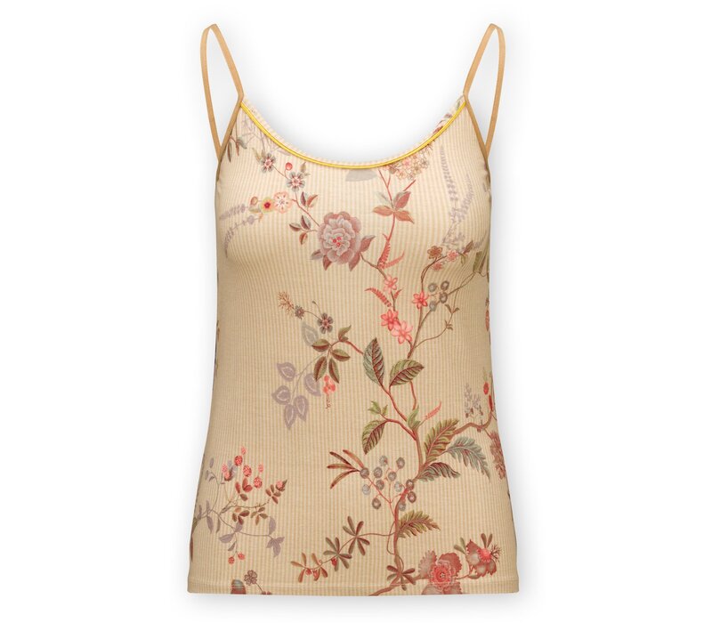 Selina Sleeveless Top Amor de Dios Sand